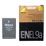 Bat-eria En-el9a En-el9 Nikon D40 Slr Original Importada
