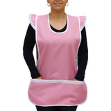 Bata Avental Com Manga Kit 04 Pçs