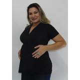 Bata Gestante Blusa Grávida Fotografia M gleice Brinde