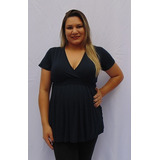 Bata Grávida Blusa Gestante Fotografia M Kelly Brinde