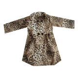 Bata Infantil Blusa Casaco Bebê Plush Botão