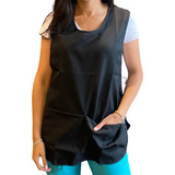 Bata Jaleco Avental Bolso Oxford Não Mancha Ajuste Lateral