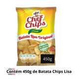 Batata Chips Chef Classic Lisa 100  Natural Pacote Grande Nf