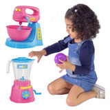 Batedeira Liquidificador Infantil Brinquedo Manual Menina Of