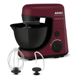 Batedeira Planetária Arno Nova Deluxe Sx36 Vinho 110v