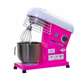 Batedeira Planetária Industrial Cuba Inox 5 Litros Rosa
