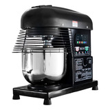 Batedeira Planetária Maná 5 Litros Profissional Preto Bivolt Frequência 60hz 110v 220v