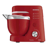 Batedeira Planetaria Mondial Bp03 700w Bacia Inox Vermelha Cor Vermelho Frequência 60hz Voltagem 110