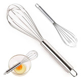 Batedor Clara De Ovo Fue Foet Fouet Bolo 30cm Inox
