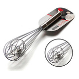 Batedor Fuê C Esfera Inox De Claras Ovos Bolos Profissional