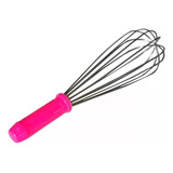 Batedor Fue Fouet Misturador Creme Massa Clara Inox 30 Cm