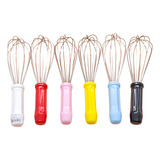 Batedor Manual Ovos massas cremes molhos fuê 25 Cm Colorido