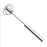 Batedor Manual Para Ovos Misturador Giratório Fuê Inox 35Cm