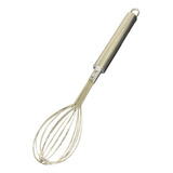 Batedor Misturador Fouet Para Ovos Manual Aço Inox 25cm