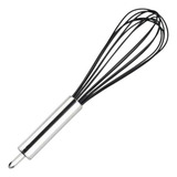 Batedor Ovos Bolo Silicone Fouet Fuê 25 5 Cm Cabo Inox Clara