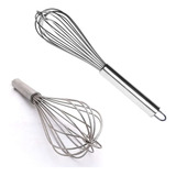 Batedor Ovos Fue Fuet Profissional Inox 35cm Reforçado Bolo