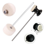 Batedor Pirulito De Pedal Bumbo Bateria Kit Com 2 Modelos