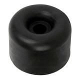 Batente Borracha Redondo Pé Porta Portão 25x10mm 10 Uni