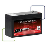 Bateria 12v Para Alarme Unipower Up 12 Alarme Cftv Central