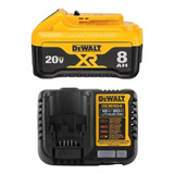 Bateria 20v Xr Max 8ah Dcb208 Carregador Bivolt Dewalt