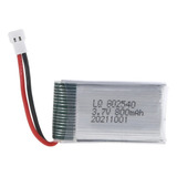Bateria 3 7v Li po 800mah 2 Vias Recarregavel