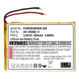 Bateria 361 00086 11 Compativel Com Forerunner 245