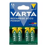 Bateria 4x Recarregável Varta Aa 2100mah