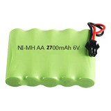 Bateria 6v 2700mah Para Carrinho Ni mh Conector Smp 02 Rc s