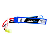 Bateria 7 4v Lipo 2s 1100mah 20c Airsoft Aeg M4 Rifle 7 4v