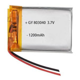 Bateria 803040 Com 2 Fios 1200mah 8mm X 30mm 40mm 3 7v