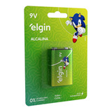 Bateria 9v Alcalina Elgin