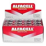 Bateria 9V Caixa Com 12 Unidades Alfacell Comum