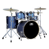 Bateria Acústica Bumbo 22 D one Rocket Dr22 Blue Sparkle