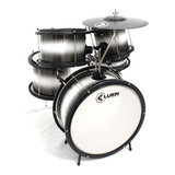 Bateria Acústica Infantil Luen Pop Kids Varias Cores Complet