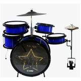 Bateria Acústica Infantil Luen Star Kids