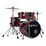 Bateria Acústica Odery Inrock Séries Bloody Tiger Bumbo 20