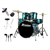 Bateria Acústica Premium Dx722 Bk 22