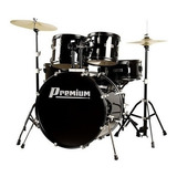 Bateria Acústica Premium Dx722 Iniciante Bumbo 22 Com Banco