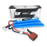 Bateria Airsoft Lipo 3s 11 1v 1100mah 20 40c Com Plug Dean T