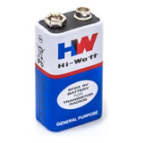 Bateria Alcalina 9v Hi watt 6f22m