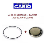 Bateria Anel De Vedação Casio Aw 80 Aw81 Aw 82