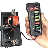Bateria Automotivo 12V Analisador Bateria Automotivo Ferramenta Diagnóstico Bateria Carro Para Testar A Condição Da Bateria E Carregamento Do Alternador Littryee