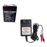Bateria Carregador 6v 4ah Motoelétrica Alarme Iluminação