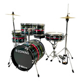 Bateria Compacta Juvenil Bumbo 16 Polegadas Zowag Z1