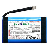 Bateria Compativel Com Jbl Flip 2 Aec653055 2p 2200mah