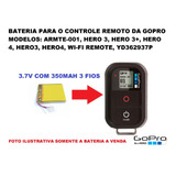Bateria Controle Remoto Gopro Hero 3 Potente 350 Mah Gr