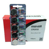 Bateria Cr2032 3v Maxell Prateada Blister