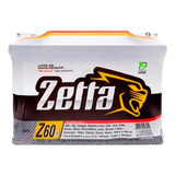 Bateria De Carro Zetta 60 Amperes Z60d Fabricação Moura