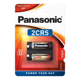 Bateria De Lítio Panasonic 2cr5 6v Camerasdigitais 2blisters