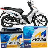 Bateria De Moto Honda Biz 125es 2006 À 2015 12v 5ah Moura  